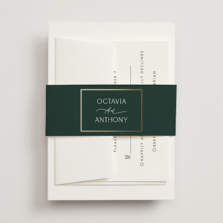 Foil-Pressed Belly Bands