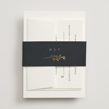 Foil-Pressed Belly Bands