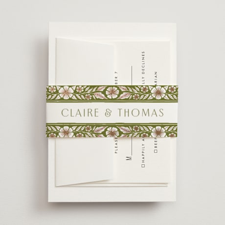 Foil-Pressed Belly Bands