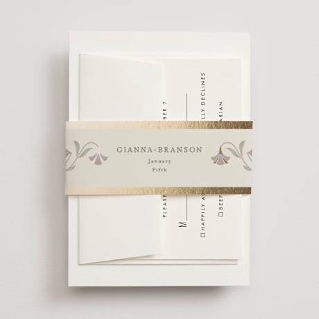 Foil-Pressed Belly Bands