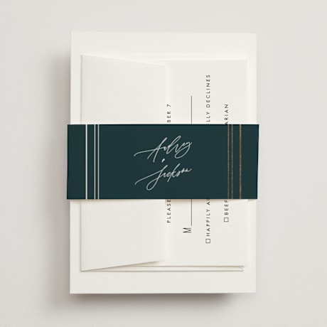 Foil-Pressed Belly Bands