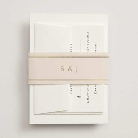 Foil-Pressed Belly Bands