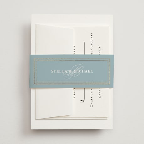 Foil-Pressed Belly Bands