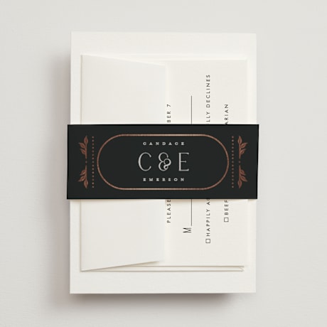 Foil-Pressed Belly Bands