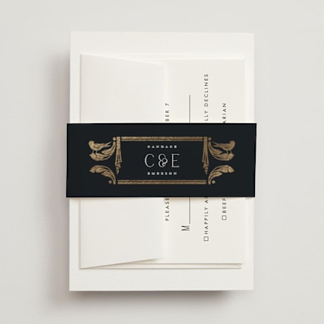 Foil-Pressed Belly Bands