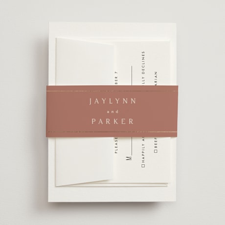 Foil-Pressed Belly Bands