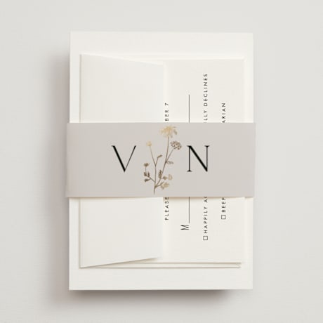 Foil-Pressed Belly Bands