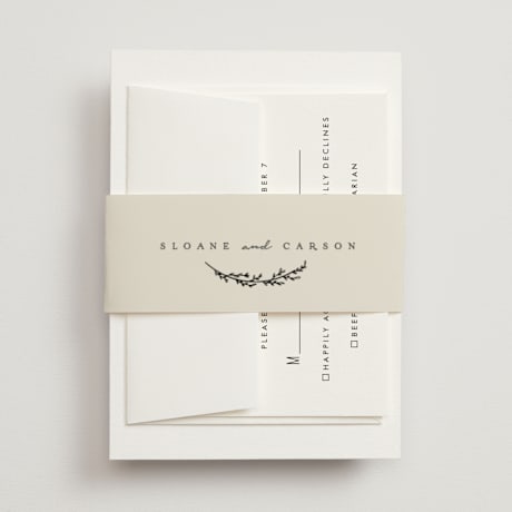 Foil-Pressed Belly Bands