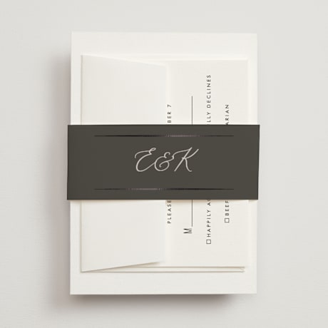 Foil-Pressed Belly Bands