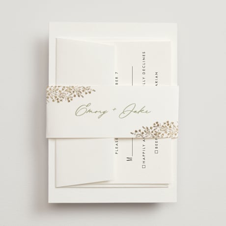 Foil-Pressed Belly Bands