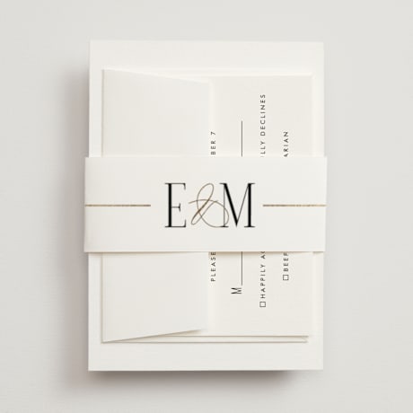 Foil-Pressed Belly Bands