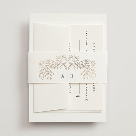 Foil-Pressed Belly Bands