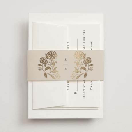 Foil-Pressed Belly Bands