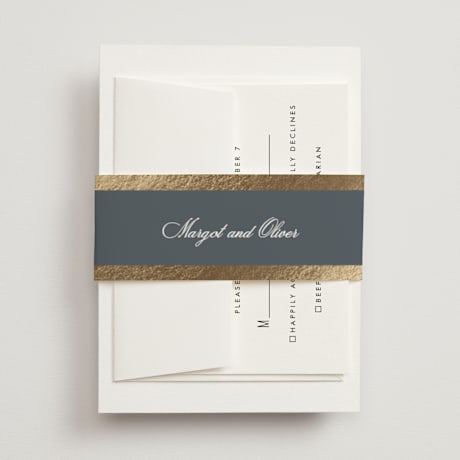 Foil-Pressed Belly Bands