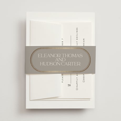 Foil-Pressed Belly Bands