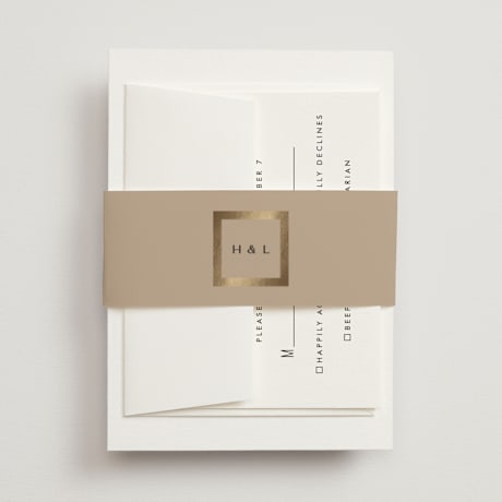 Foil-Pressed Belly Bands