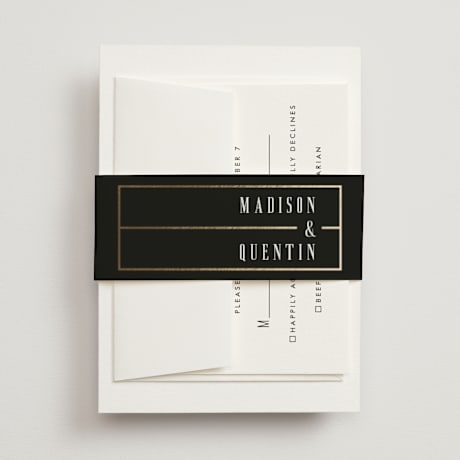 Foil-Pressed Belly Bands