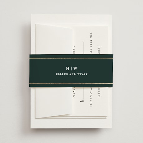 Foil-Pressed Belly Bands