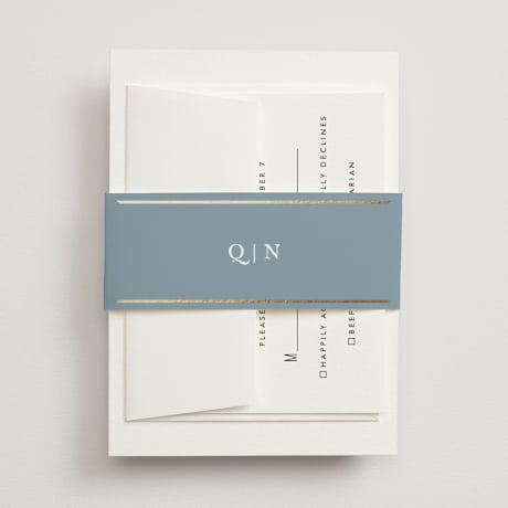 Foil-Pressed Belly Bands