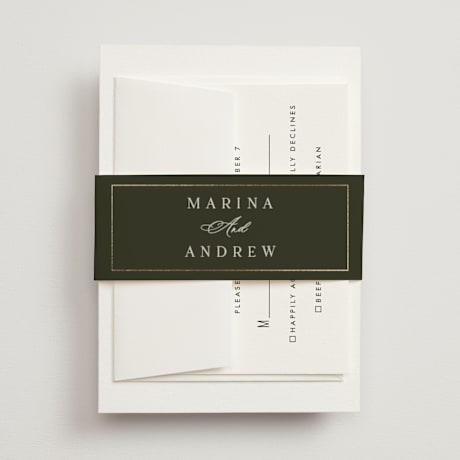 Foil-Pressed Belly Bands