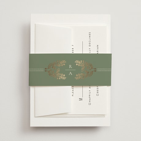 Foil-Pressed Belly Bands