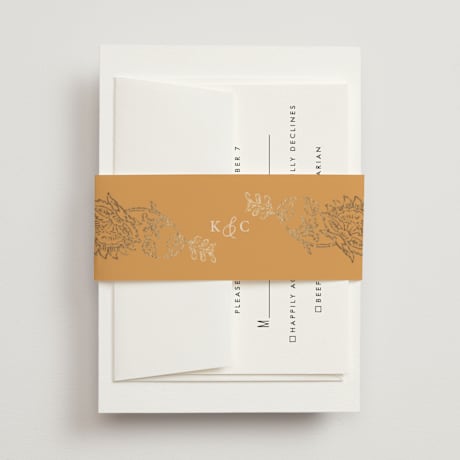 Foil-Pressed Belly Bands