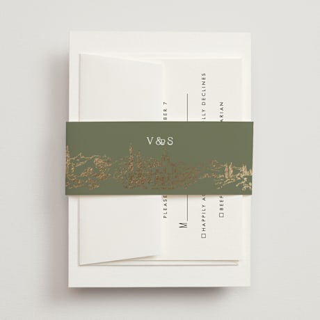 Foil-Pressed Belly Bands