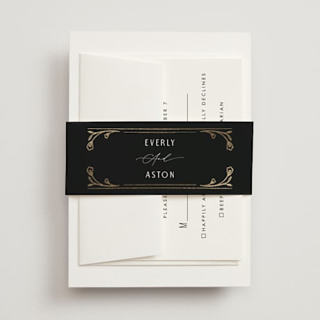 Foil-Pressed Belly Bands