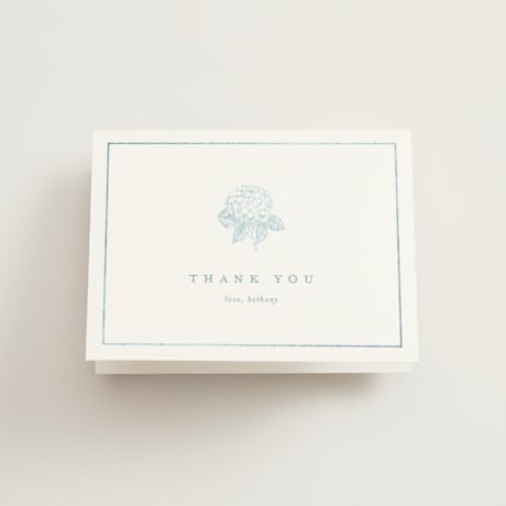 Foil-Pressed Bridal Shower Thank You Cards
