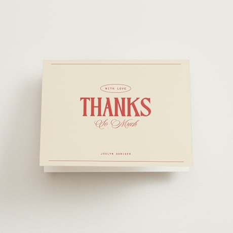 Bridal Shower Thank You Cards