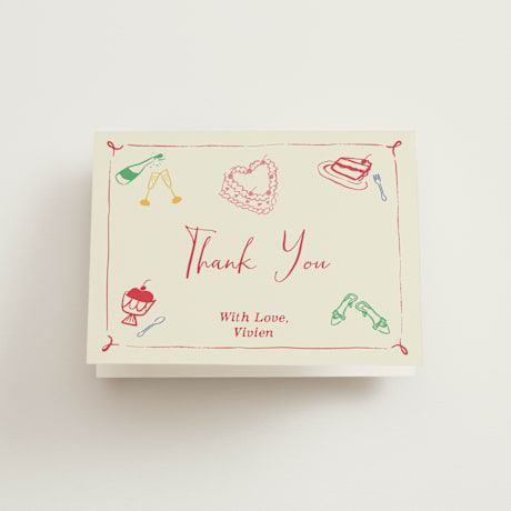Bridal Shower Thank You Cards