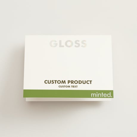 Gloss-Press Folded Wedding Thank You Cards