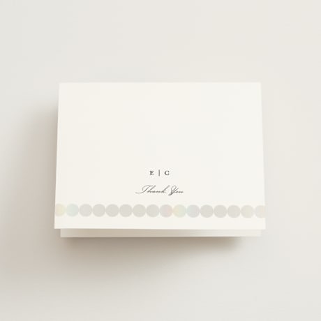 Gloss-Press Folded Wedding Thank You Cards
