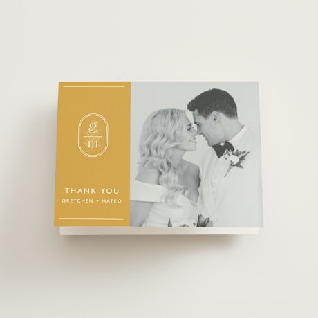 Folded Wedding Thank You Cards