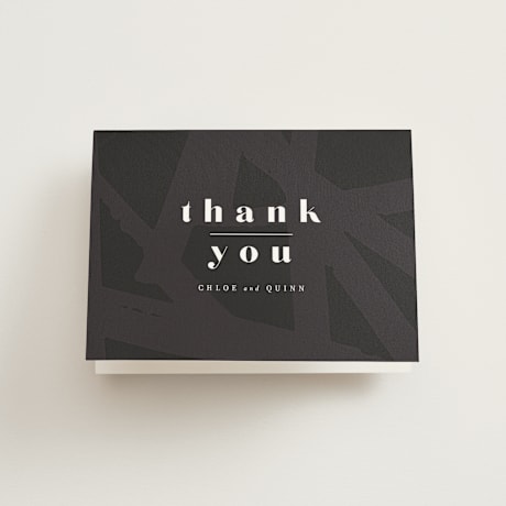 Folded Wedding Thank You Cards
