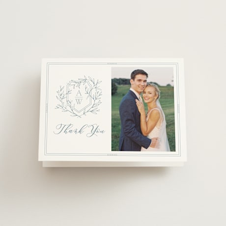 Folded Wedding Thank You Cards