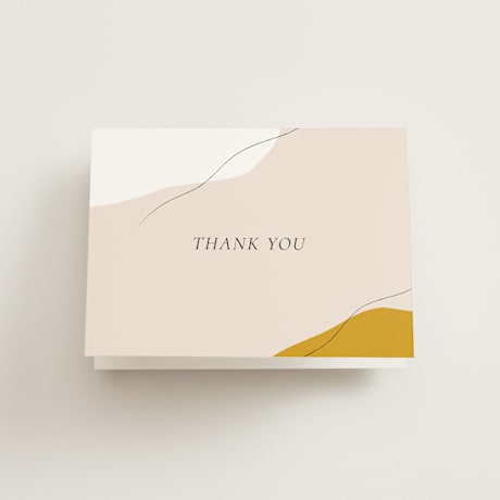 Folded Wedding Thank You Cards
