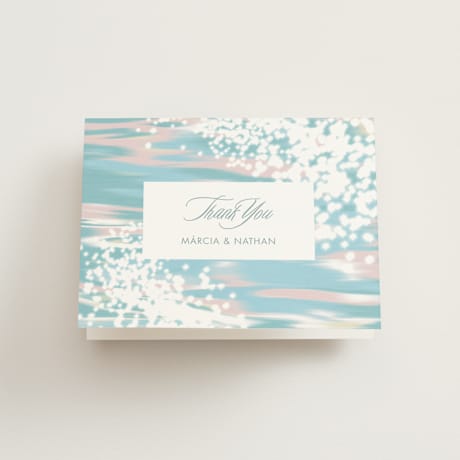 Folded Wedding Thank You Cards