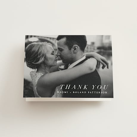 Folded Wedding Thank You Cards