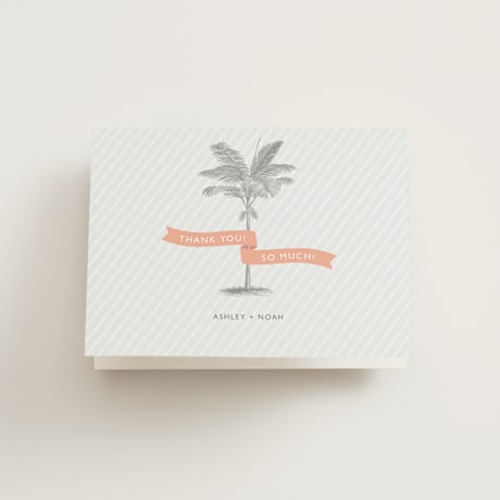 Folded Wedding Thank You Cards