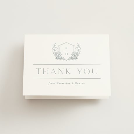 Folded Wedding Thank You Cards