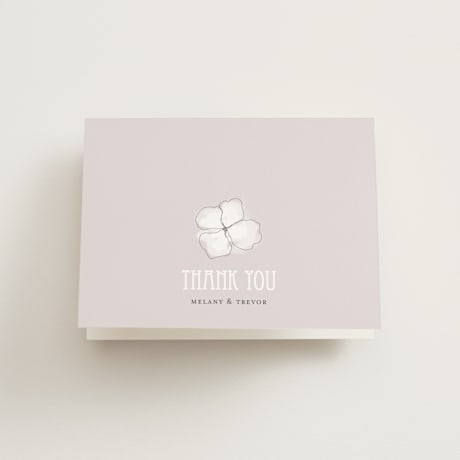 Folded Wedding Thank You Cards