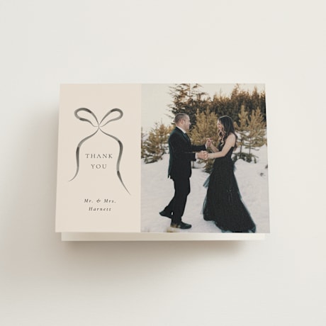 Folded Wedding Thank You Cards