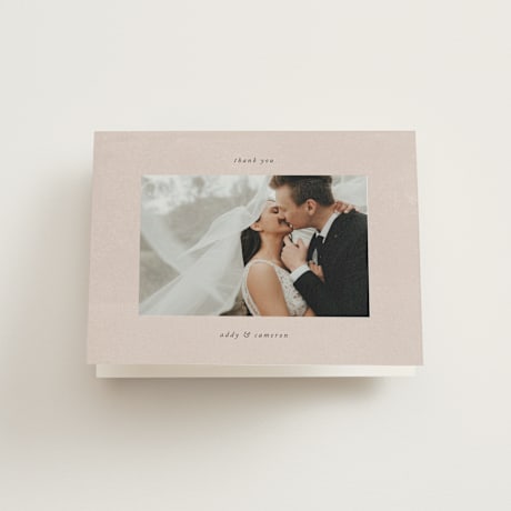 Folded Wedding Thank You Cards