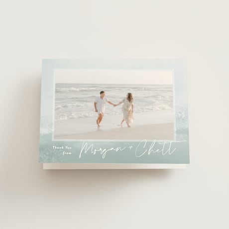 Folded Wedding Thank You Cards