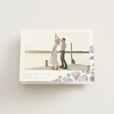 Folded Wedding Thank You Cards