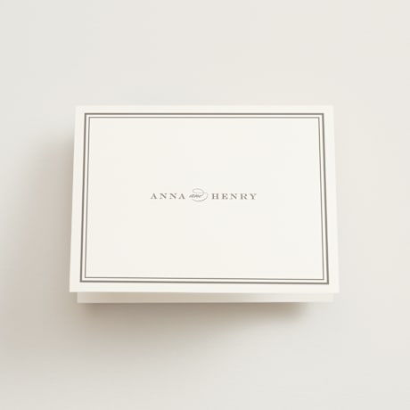 Folded Wedding Thank You Cards