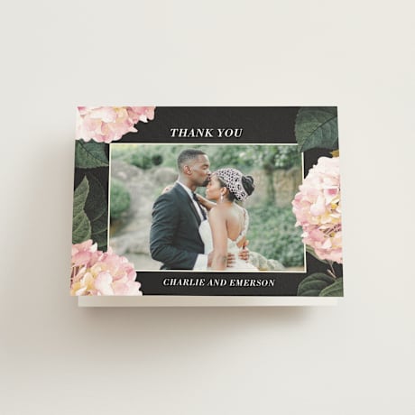 Folded Wedding Thank You Cards