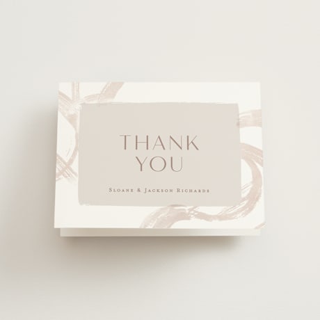 Folded Wedding Thank You Cards