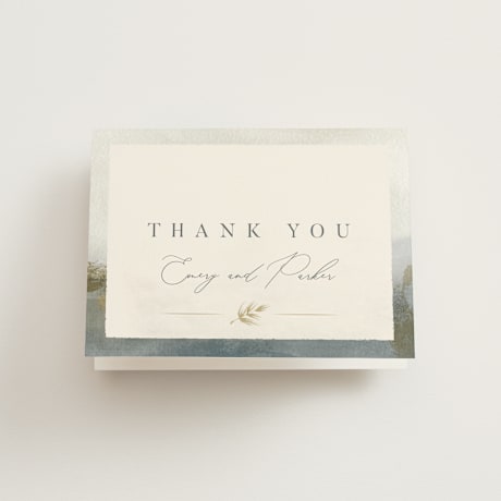 Folded Wedding Thank You Cards